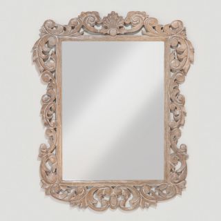 Isla Carved Mirror Collection   World Market