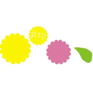 Alphabet Garden Designs Sunshine Bloom Personalized Wall Decal child124