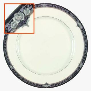 Mikasa Gothic Rose Dinner Plate, Fine China Dinnerware   Gray Roses And Flowers,