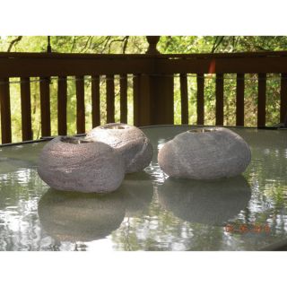 Twilight by Housewarmer Outdoor Fire Rocks   Set of 3, Model HWT3SP