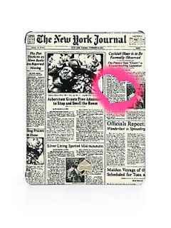 Kate Spade New York NY Newspaper Print Coated Poplin For iPad 2, 3, 4 & Air  