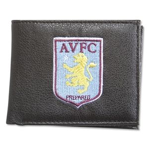 hidden Aston Villa Crest Embroidered Wallet