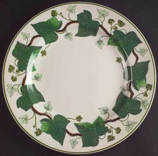 Wedgwood Napoleon Ivy Green Dinner Plate, Fine China Dinnerware   QueenS Ware,