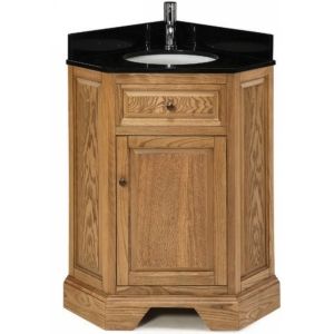 Pegasus PEG305CV2820 Chesapeake 26 Corner Vanity In Driftwood With Granite Vani