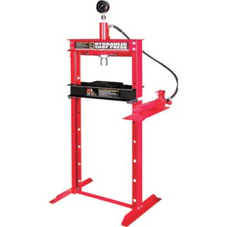 Torin Big Red Hydraulic Shop Press with Gauge Dial   20 Ton, Model# TRD52004
