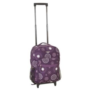 Rockland 17 Rolling Backpack   Purple Pearl