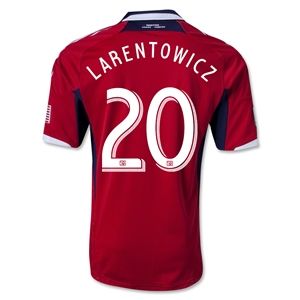 adidas Chicago Fire 2013 LARENTOWICZ Authentic Primary Soccer Jersey
