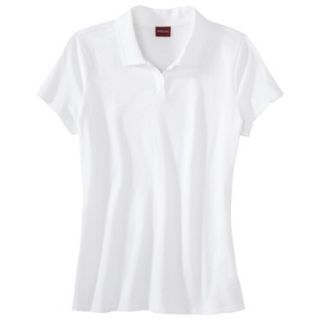 Merona Womens Short Sleeve Polo   Fresh White XS