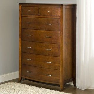Bow Front 7 drawer Chest