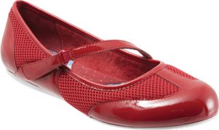 Womens SoftWalk Nadia   Red Patent Leather/Mesh Fabric Casual Shoes