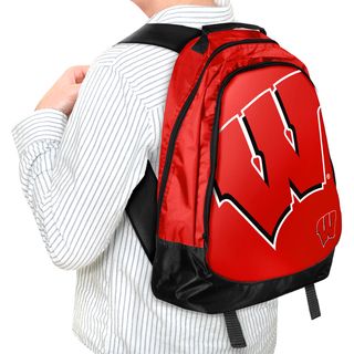 Forever Collectibles Ncaa Wisconsin Badgers 19 inch Structured Backpack