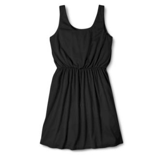Merona Womens Easy Waist Knit Tank Dress   Black   S