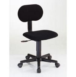 Alvin Varsity Task Chair (Black fabric with a black baseBack Comfort hingedCasters Dual wheelBase Five star steelHeight Adjusts from 16 inches to 20.5 inches )