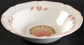 Hankook Hnk1 Rim Cereal Bowl, Fine China Dinnerware   Seashells, Stoneware