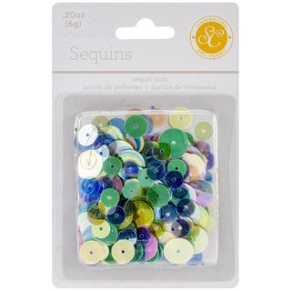 Lemonlush Sequins Assorted 8mm To 12mm .2 Ounce multicolor