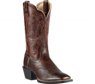 Womens Ariat Mesquite   Fiddle Brown/Brown Full Grain Leather Boots