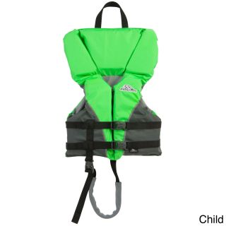 Type Ii Heads up Vest (GreenDimensions Infant 18.11 inches long x 12.6 inches wide x 2.86 inches high, Child 20 inches long x 15 inches wide x 3 inches high, Youth 23 inches long x 17 inches wide x 3 inches highCare instructions Hand washRecommended 