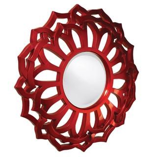 Cassidy Sunflower Metallic Red Mirror