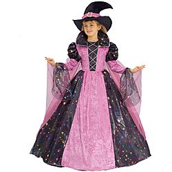 Girls Deluxe Witch Costume