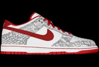 Nike Dunk Low iD Custom Mens Shoes   Red