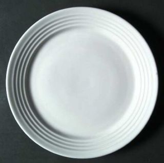 Gibson Designs Eclipse Dinner Plate, Fine China Dinnerware   Embossed Rings On O
