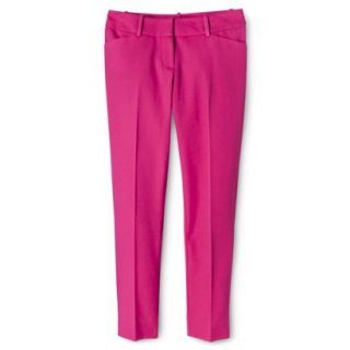 Mossimo Womens Modern Fit Ankle Pant   Vivid Pink 8