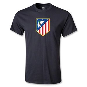 Euro 2012   Atletico Madrid Crest T Shirt (Black)
