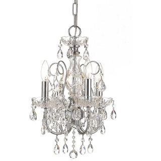 Crystorama Imperial 4 light Polished Chrome Chandelier