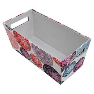 ITSO Small Tapered Fabric Bin   Set of 3   Exploding Floral