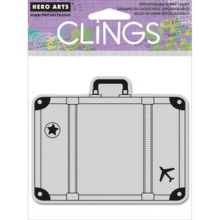 Hero Arts Cling Stamps big Suitcase