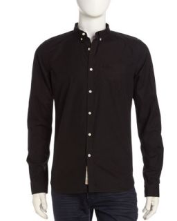 London Long Sleeve Shirt, Black