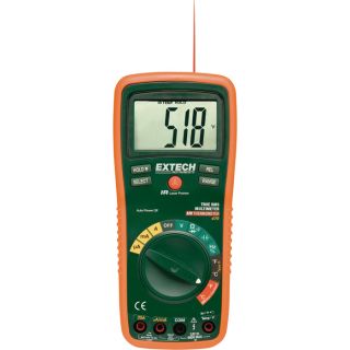 Extech Instruments True RMS Autoranging Multimeter with IR Thermometer, Model