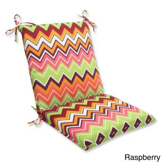 Pillow Perfect Zig Zag Squared Corners Outdoor Chair Cushion