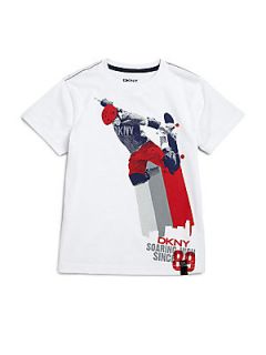 DKNY Toddlers & Little Boys Soaring High Tee   White