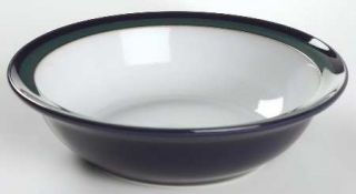 Denby Langley Regatta Soup/Cereal Bowl, Fine China Dinnerware   Cobalt Blue & Gr