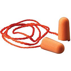 Corded Ear Plugs (case Of 100) (Bright orangeType Corded taperedQuantity 100 pair per boxWeight 0.01 pounds )