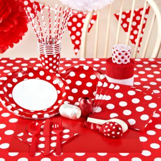 Red and White Dots Party Packs
