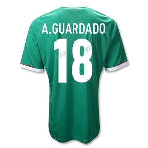 adidas Mexico 11/12 A. GUARDADO Home Soccer Jersey