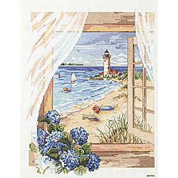 A View From The Window Counted Cross Stitch Kit