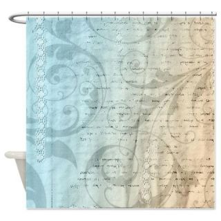  Blue Cream Inspired Shower Curtain  Use code FREECART at Checkout