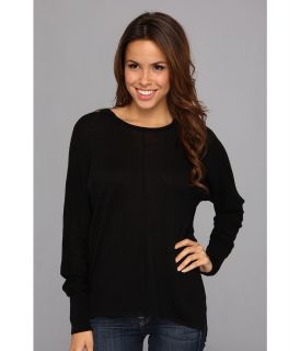 C&C California L/S Cashmere Dolman Hoodie Womens Sweater (Black)