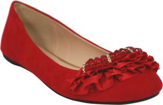 Womens L & C Roberta 31   Red Ornamented Shoes