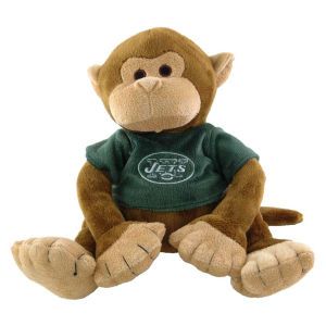 New York Jets Forever Collectibles Plush Seated Monkey