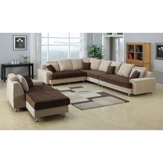 J2020 Sectional (Camel/chocolateSeating Comfort MediumLeft loveseat dimensions 38 inches high x 67 inches wide x 39 inches deep Wedge dimensions 38 inches high x 75 inches wide x 39 inches deep Right loveseat dimensions 38 inches high x 67 inches wide