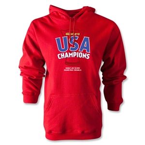 hidden USA CONCACAF Gold Cup 2013 Champions Hoody (Red)
