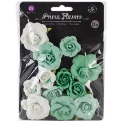 Le Mia Mulberry Paper Flowers 1.25 To 1.5 12/pkg