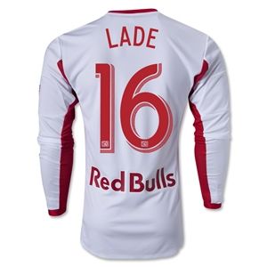adidas New York Red Bulls 2013 LADE LS Authentic Primary Soccer Jersey