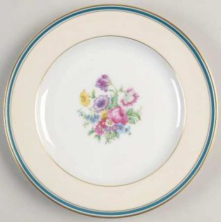 Hutschenreuther Linwood, The Salad Plate, Fine China Dinnerware   Floral Ctr, Cr
