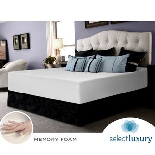 Select Luxury Medium Firm 14 inch Cal King size Memory Foam Mattress