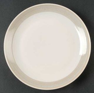Pfaltzgraff Caramel Salad Plate, Fine China Dinnerware   Beige/Tan Bands, Coupe,
